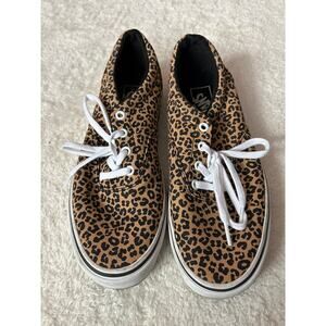 Vans Cheetah Print Shoes Size 9.5